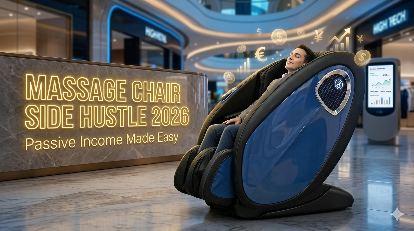 Vending massage chair passive income business